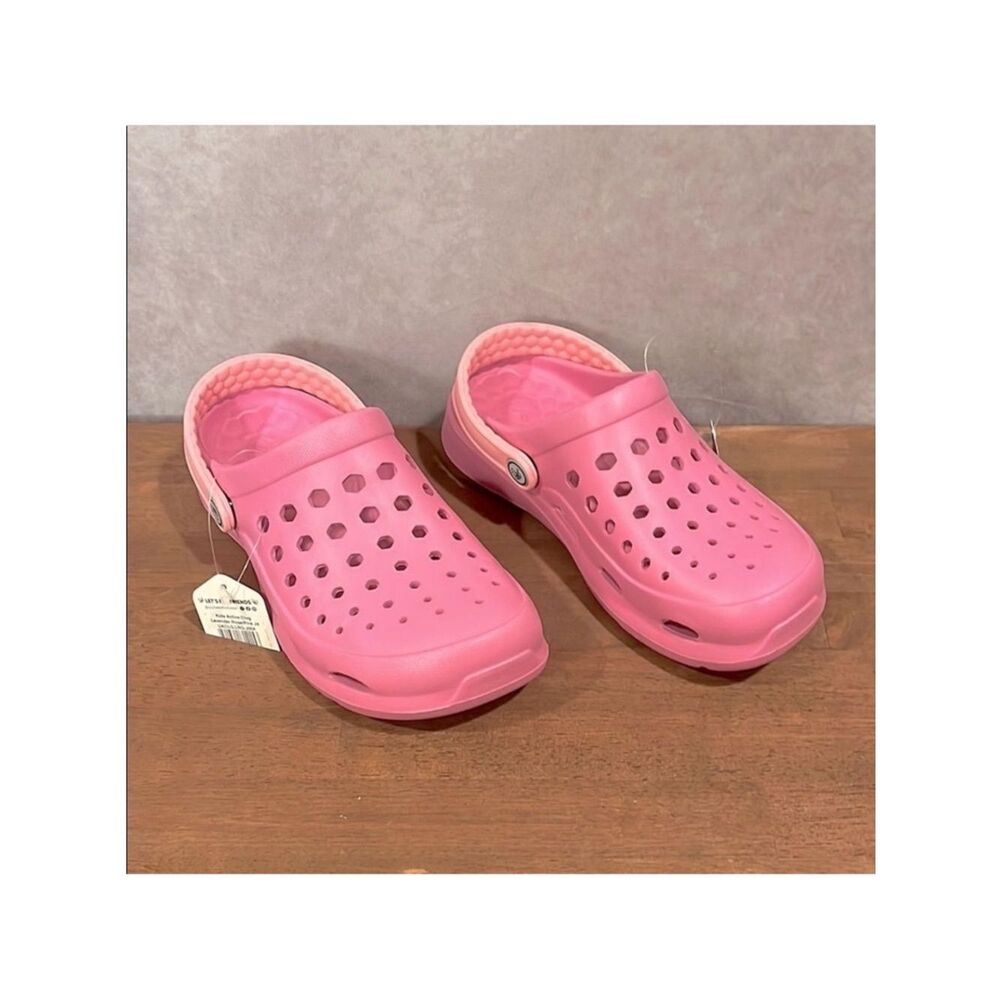 NWT Joybees pink active clogs size 4